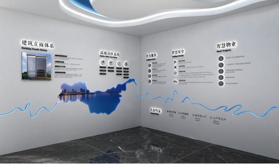 熱烈慶賀九洲盛世成功打造中南·山海壹品地產(chǎn)展廳設(shè)計(jì)作品(圖1)