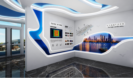 熱烈慶賀九洲盛世成功打造中南·山海壹品地產(chǎn)展廳設(shè)計(jì)作品(圖4)